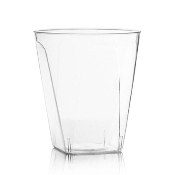 Clear 10oz Square Tumblers (20 Count) - Set With Style