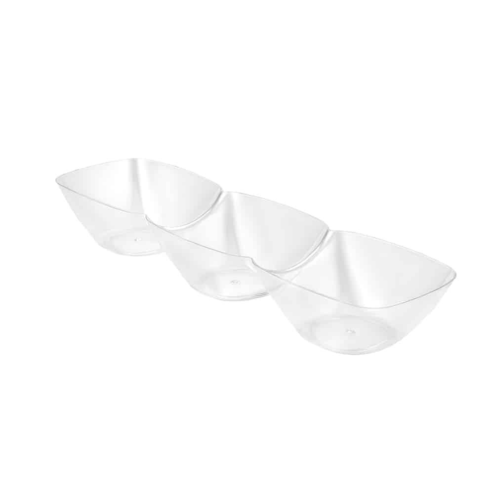 Mini 2 Oz. 3-Dip Dish (6 Count) - Set With Style