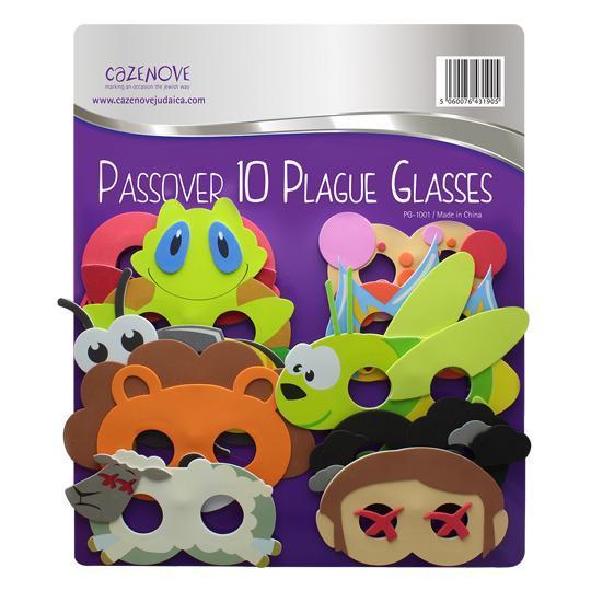 10 Plagues Foam Glasses - Set With Style