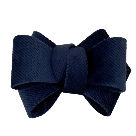 Navy Bow Napkin Ring (6 count) - Set With Style