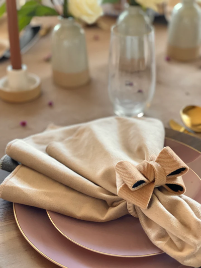 Velvet Camel Tablecloth Collection - Set With Style
