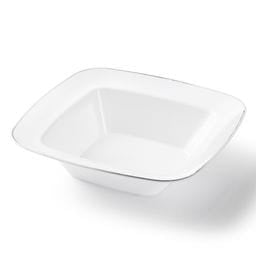 Contour Bowl Collection - White/ Silver - Set With Style