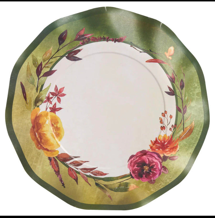 Autumn Bouquet Paper Plate Collection - Set With Style