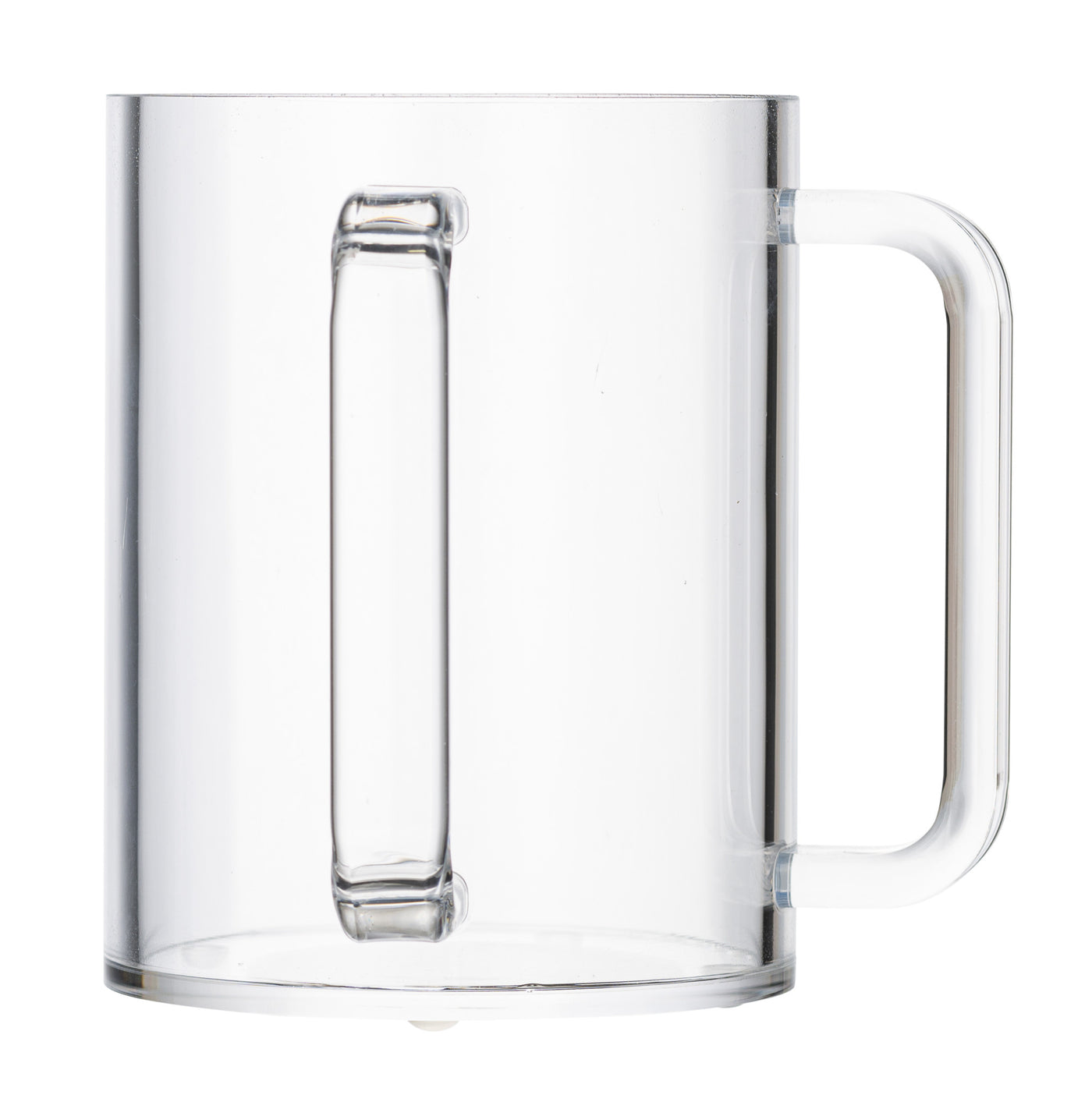 Acrylic Clear Wash Cup With Clear Handles - Set With Style