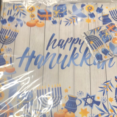 Happy Hanukkah Placemat with coaster (12 count) - Set With Style